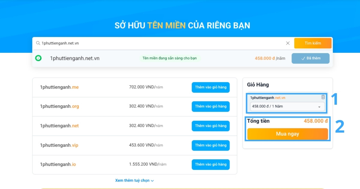 Tên miền .net.vn là gì? Hướng dẫn cách đăng ký nhanh chóng và đơn giản 39 Quy trình đăng ký tên miền .net.vn