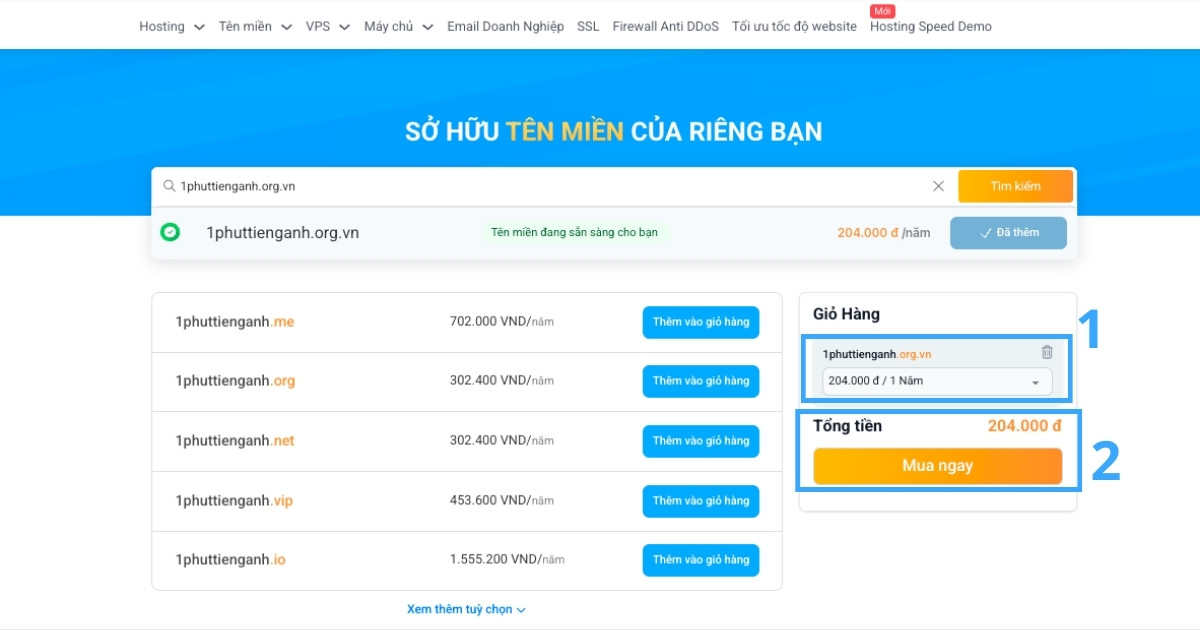Tên miền .org.vn là gì? Lợi ích và ai nên sử dụng tên miền .org.vn 38 Quy trình đăng ký tên miền .org.vn tại Vietnix