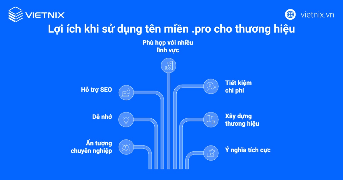 Tên miền .pro là gì? Cách đăng ký tên miền .pro để chuyên nghiệp hóa thương hiệu 23 Lợi ích khi sử dụng tên miền .pro cho thương hiệu