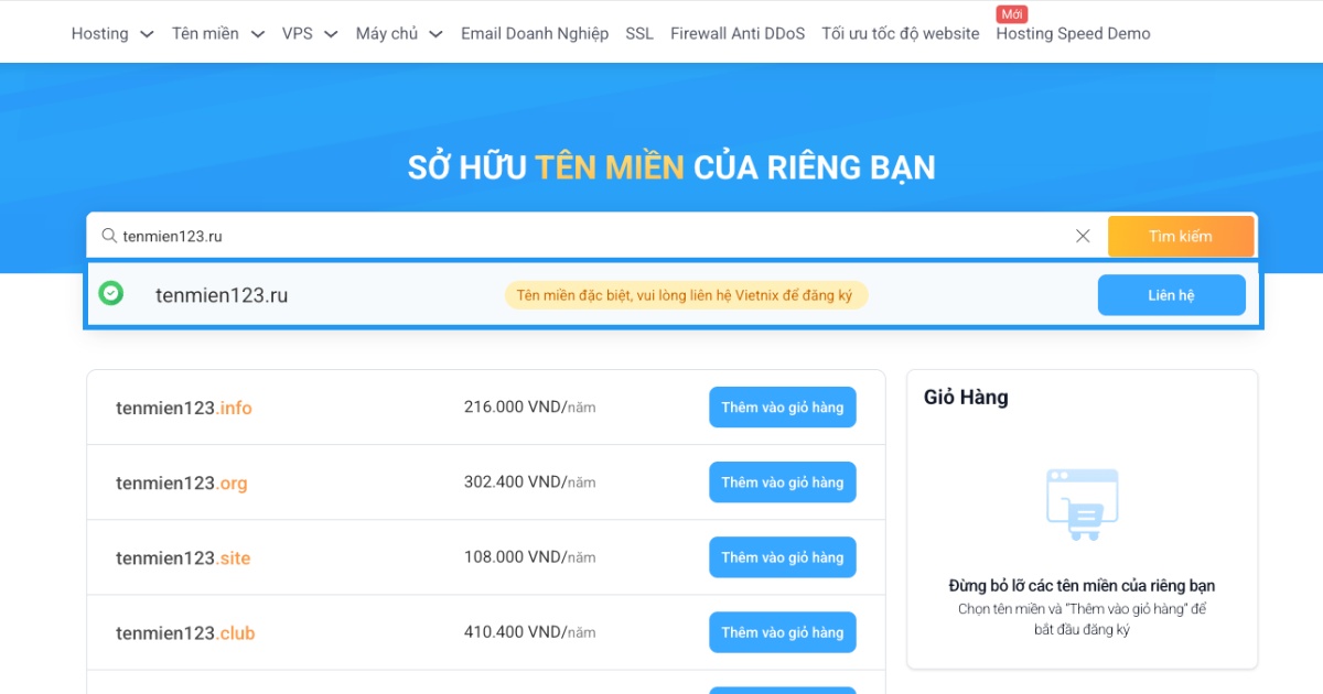 Tên miền .ru là gì? Hướng dẫn đăng ký tên miền .ru nhanh chóng 46 Lúc này, bạn hãy nhấn vào nút Liên hệ để nhận hướng dẫn chi tiết từ đội ngũ Vietnix