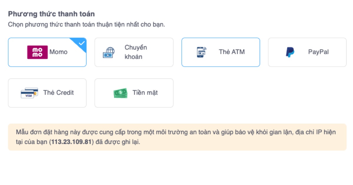 Tên miền .xyz là gì? Thủ tục đăng ký tên miền .xyz giá rẻ, chi tiết 29 Bạn có thể lựa chọn phương thức thanh toán thuận tiện nhất