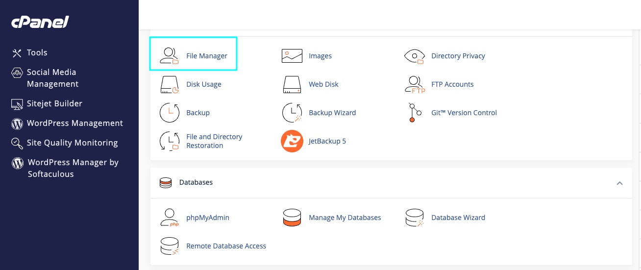 Cách Block User Agent .htaccess: Hướng dẫn chi tiết 21 Truy cập File Manager trong cPanel