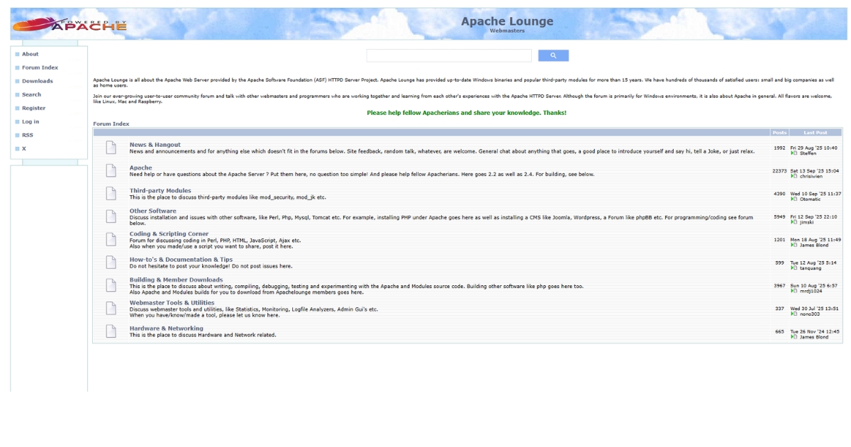 Apache là gì? Tổng quan kiến thức về Apache Web Server 50 Tải xuống Apache