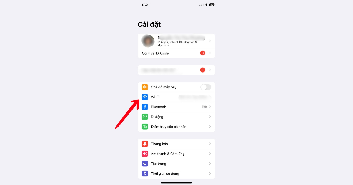 9 cách bỏ chặn truy cập trang web: Hướng dẫn chi tiết A-Z 75 Bạn vào phần Wi-Fi
