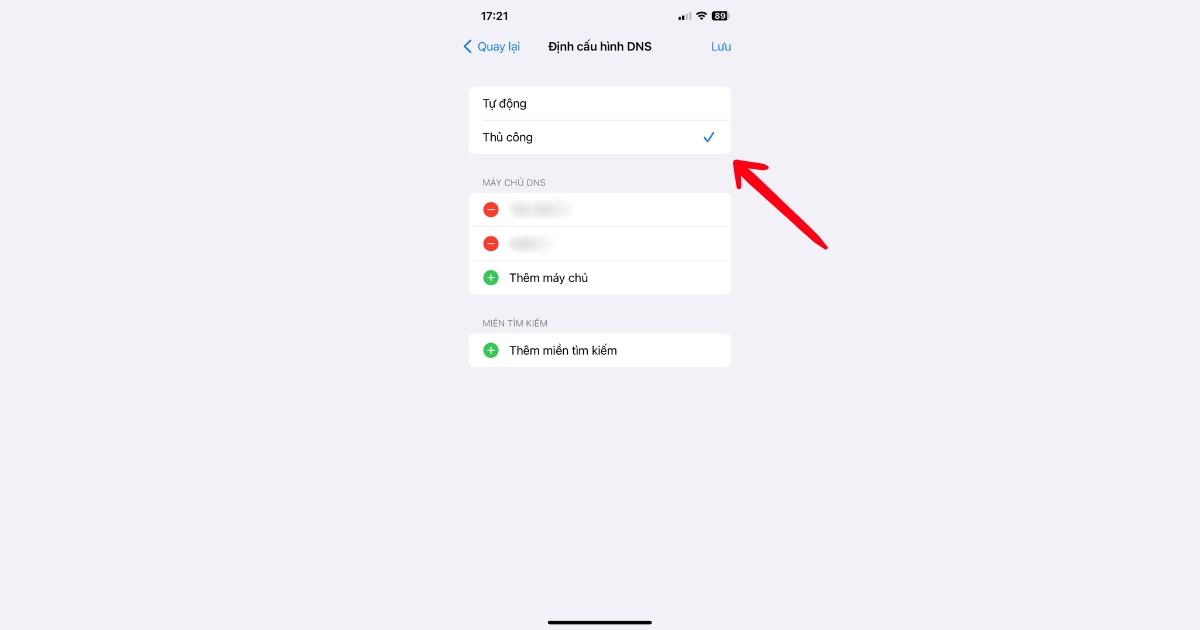 9 cách bỏ chặn truy cập trang web: Hướng dẫn chi tiết A-Z 78 Bạn chuyển từ Tự động sang Thủ công