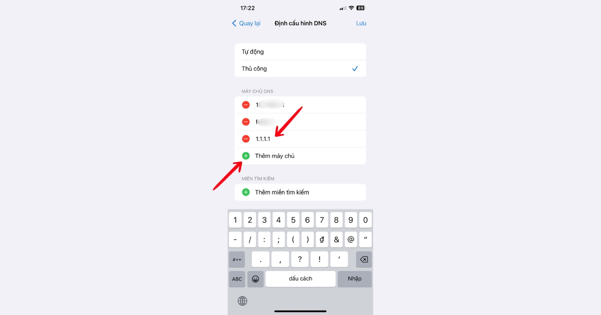 9 cách bỏ chặn truy cập trang web: Hướng dẫn chi tiết A-Z 79 Bạn nhấn Thêm máy chủ