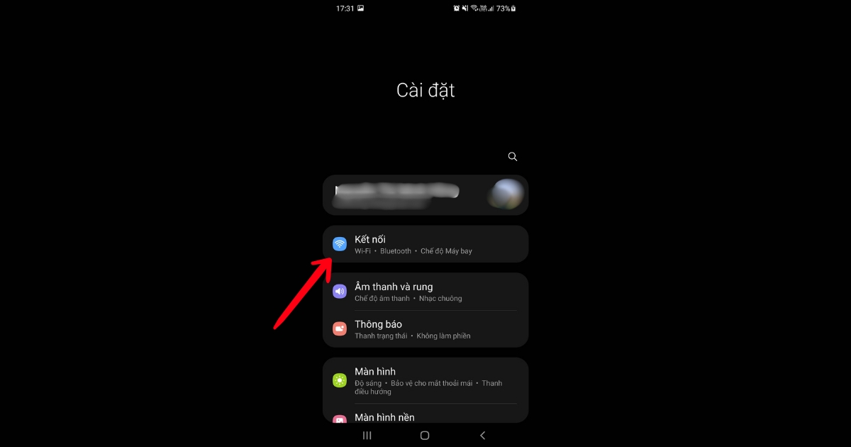 9 cách bỏ chặn truy cập trang web: Hướng dẫn chi tiết A-Z 69 Bạn chọn mục Kết nối