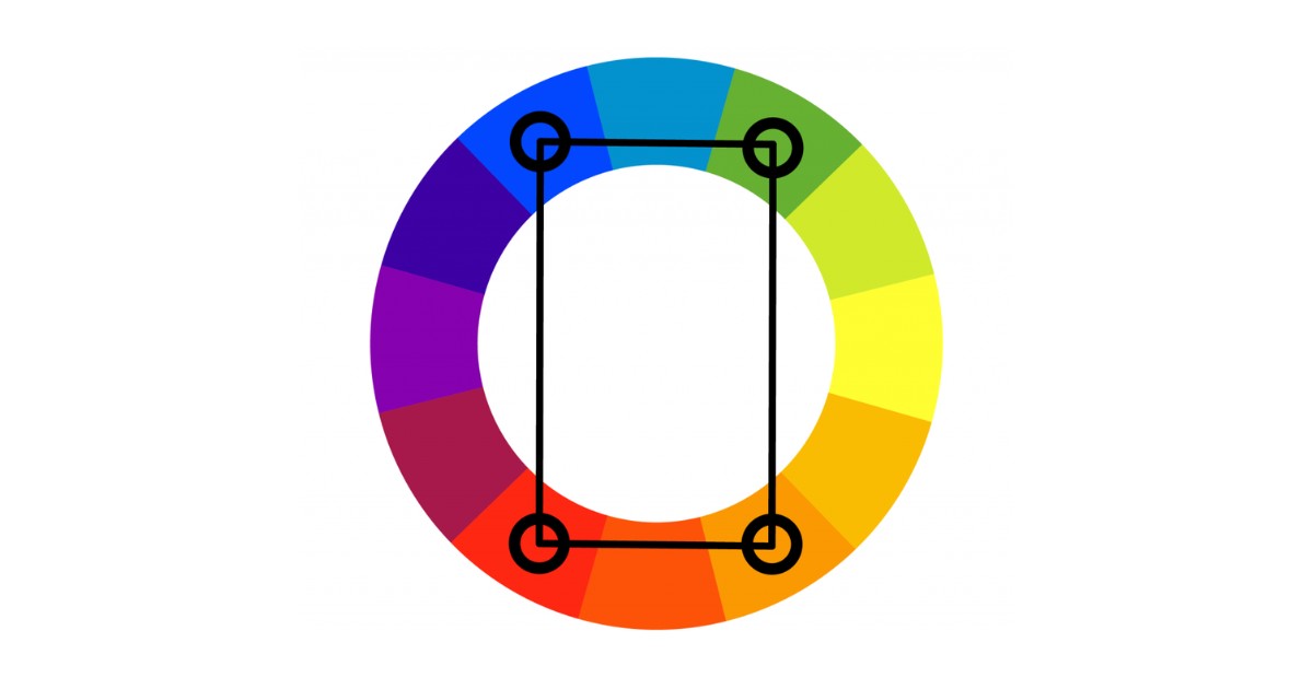 Nguyên tắc phối màu bổ túc bộ bốn