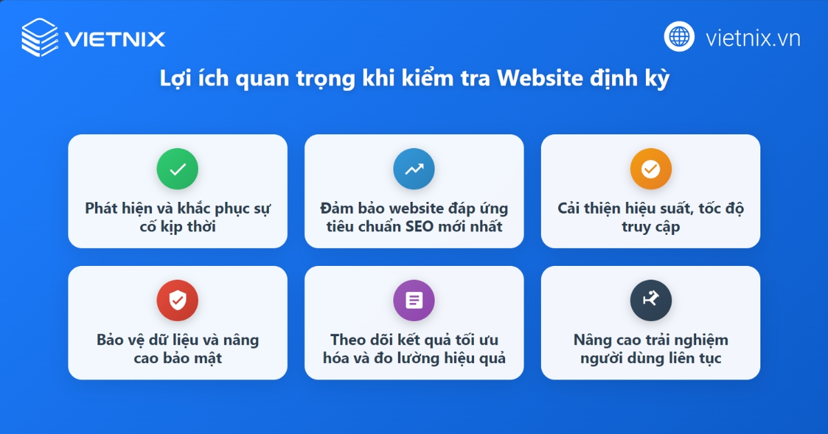 Các lý do quan trọng để thực hiện kiểm tra định kỳ