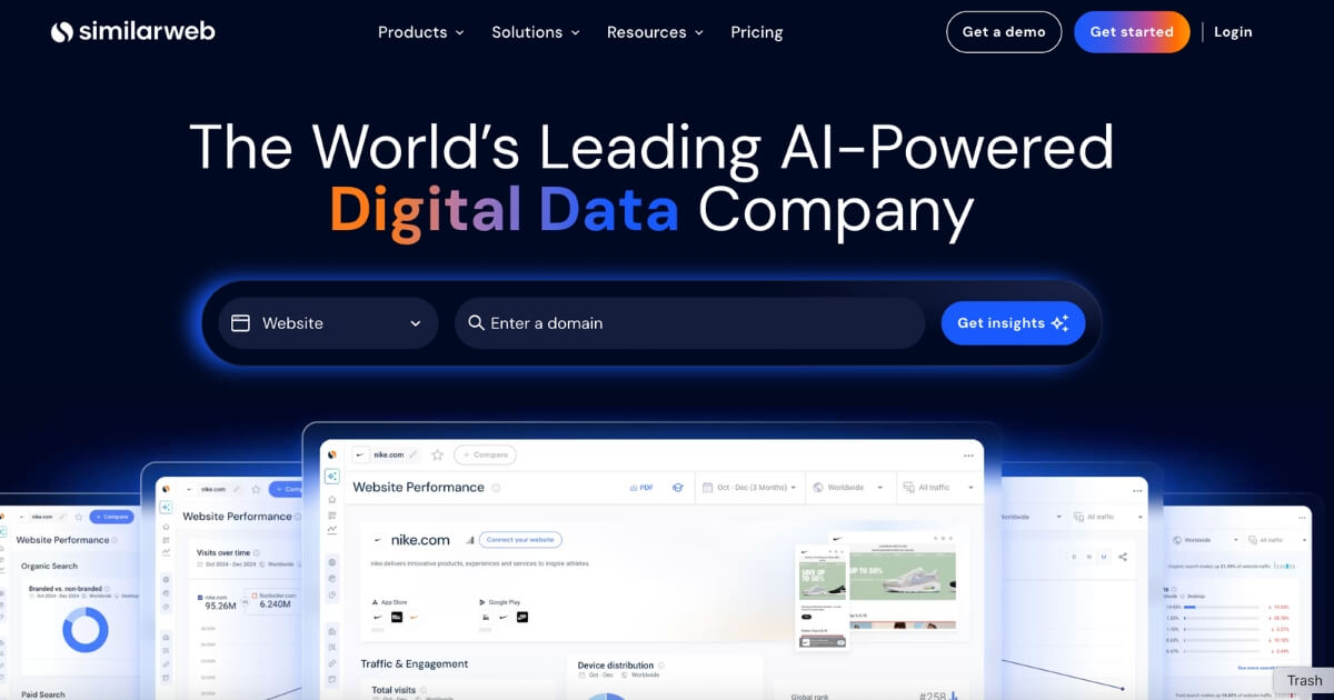 Quản trị website là gì? Top công cụ quản trị website phổ biến hiện nay 30 Công cụ Similarweb