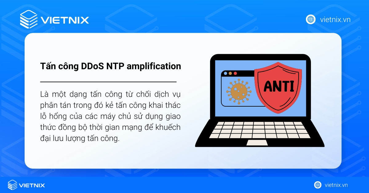 Tấn công DDoS NTP Amplification là gì? Kỹ thuật giảm thiểu hiệu quả 12 Định nghĩa tấn công DDoS NTP amplification