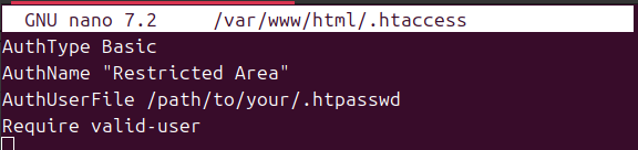 Basic Auth là gì? Hướng dẫn cách cấu hình Basic Authentication cơ bản 36 Cấu hình file .htaccess