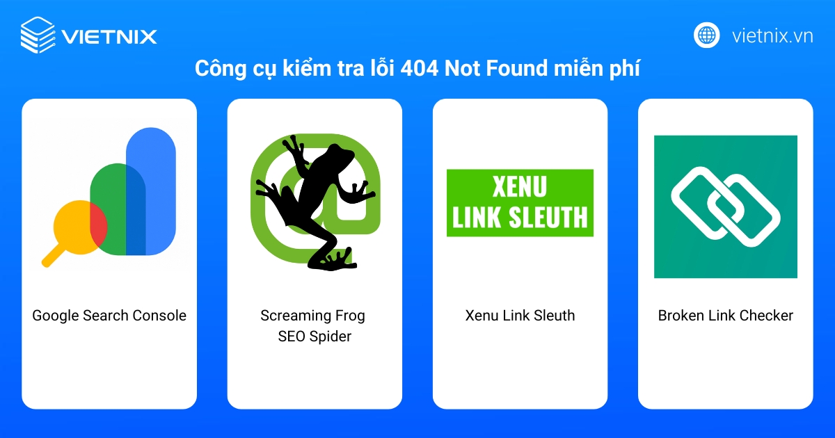 Công cụ kiểm tra lỗi 404 Not Found miễn phí