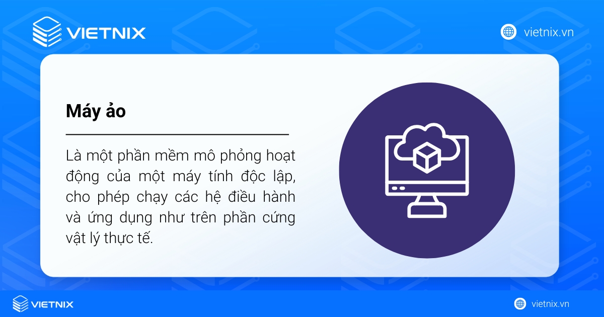 Máy ảo là gì? Thông tin cần biết về Virtual Machine 30 Máy ảo (Virtual Machine - VM) là một phần mềm mô phỏng hoạt động của một máy tính độc lập