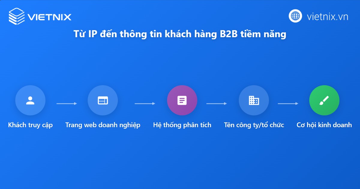 rDNS hỗ trợ cung cấp thông tin khách truy cập B2B