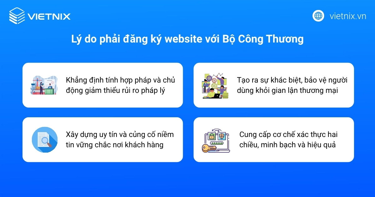Tại sao phải đăng ký website với Bộ Công Thương? 20 Tầm quan trọng của đăng lý website với Bộ Công Thương