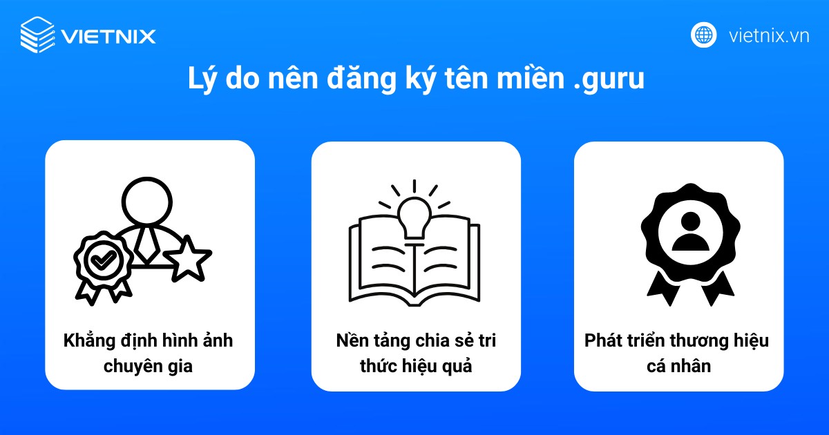 Tên miền .guru là gì? Cách đăng ký tên miền guru chi tiết từ A đến Z 30 Lý do nên đăng ký tên miền .guru