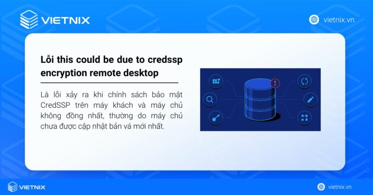 Cách khắc phục this could be due to credssp encryption remote desktop ...