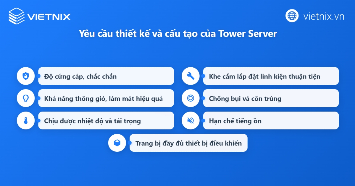 Tower Server là gì? Ưu nhược điểm và vai trò của máy chủ Tower 35 Yêu cầu tối thiểu mà Tower Server cần có