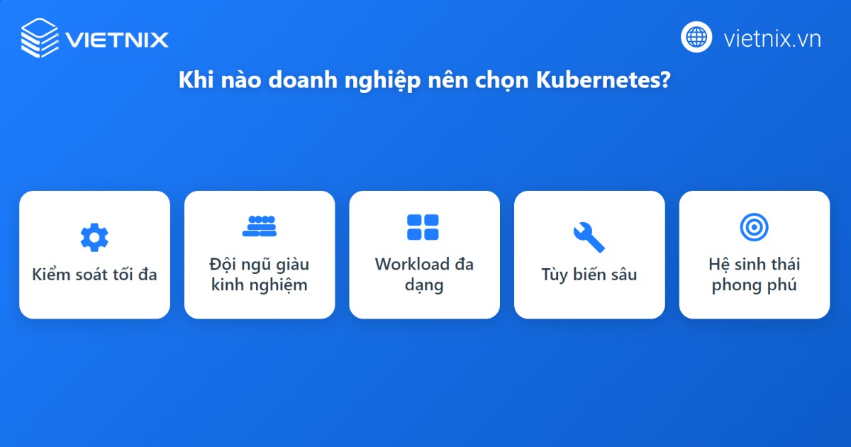 Cloud Foundry là gì? Tính năng nổi bật và cách thức hoạt động của Cloud Foundry 18 Trường hợp doanh nghiệp nên chọn Kubernetes