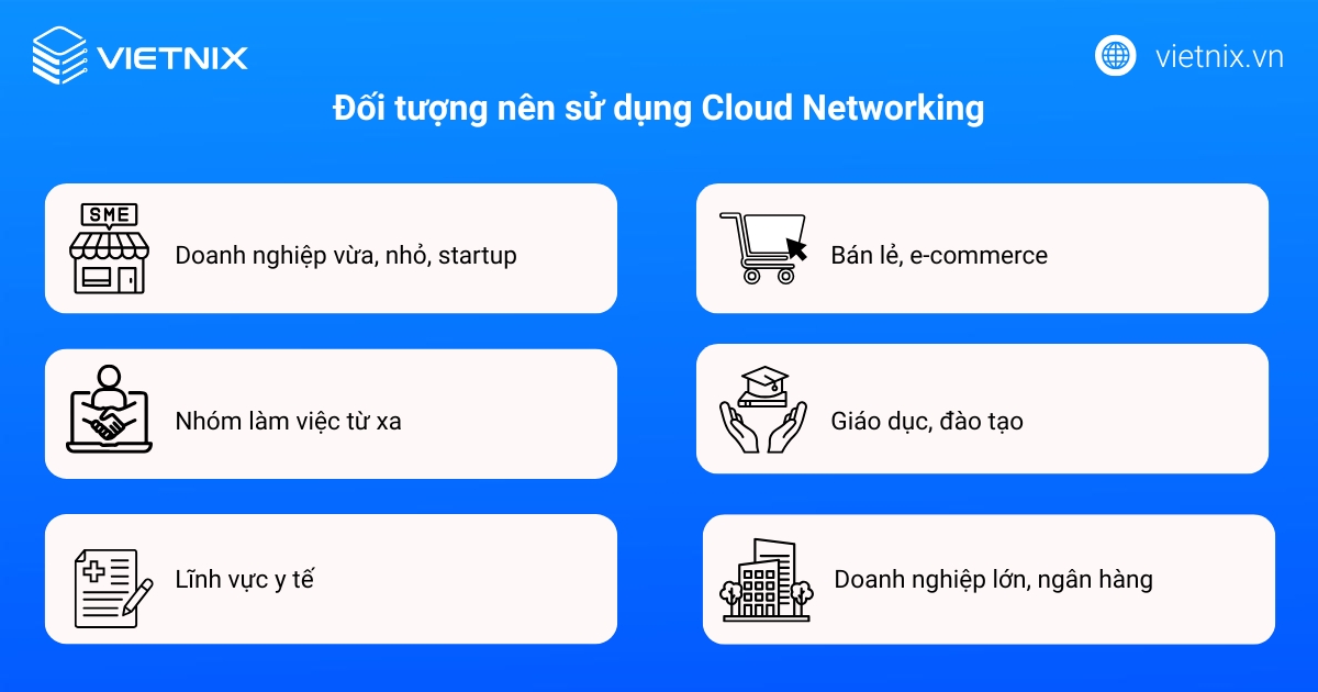 Đối tượng nên sử dụng Cloud Networking
