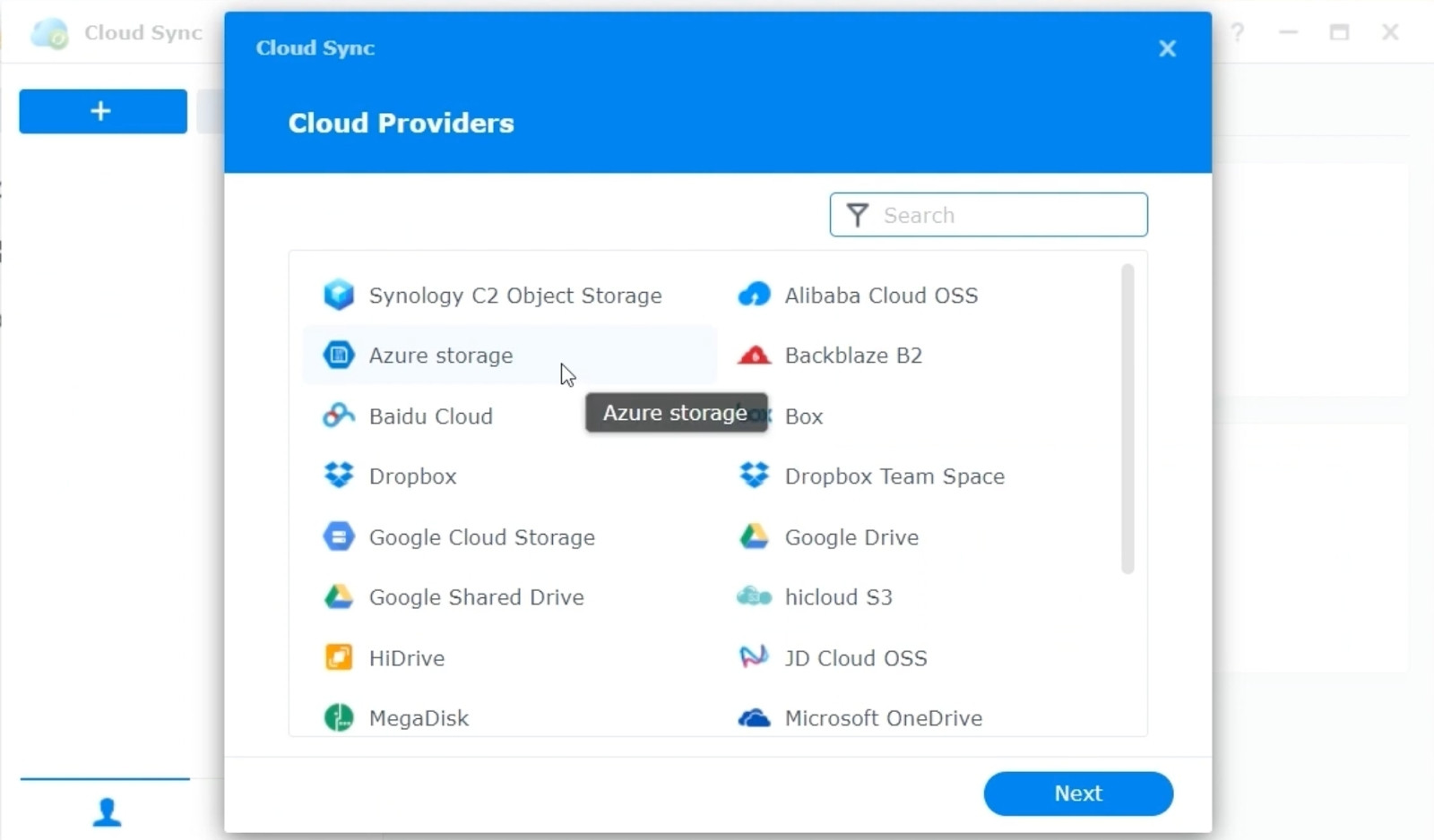 Cloud Sync là gì? Cách hoạt động và lợi ích khi sử dụng Cloud Sync 21 Chọn dịch vụ đám mây muốn kết nối