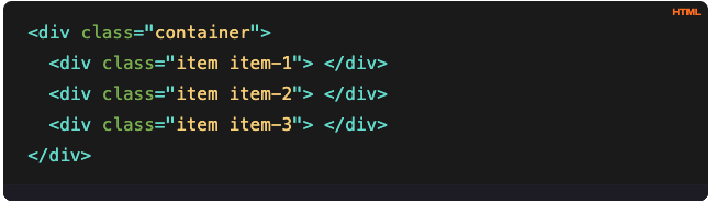 Khai báo display: grid cho container