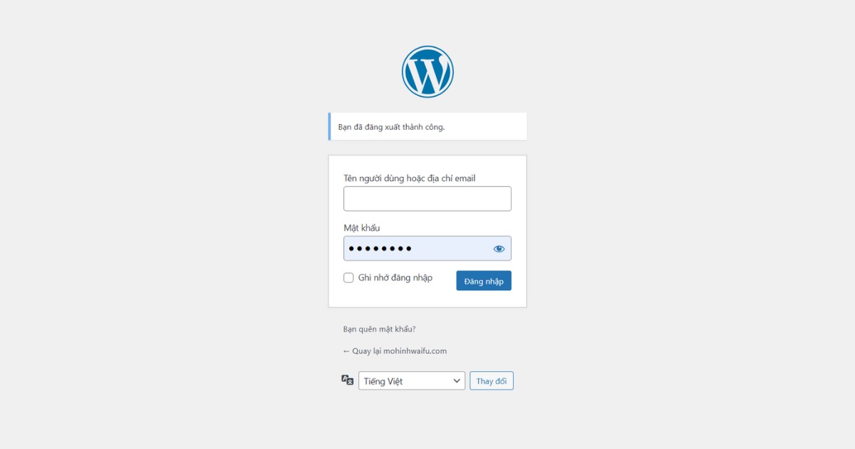 Hướng dẫn cập nhật theme WordPress chi tiết, an toàn và lưu ý trước khi update 22 Đầu tiên, bạn cần đăng nhập vào khu vực quản trị của website WordPress