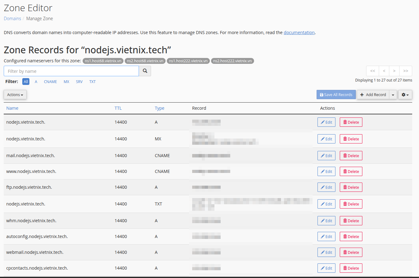 CAA Record là gì? Cơ chế và hướng dẫn cấu hình CAA Record chi tiết từ A đến Z 38 Hướng dẫn tùy chỉnh hoặc xóa bản ghi CAA