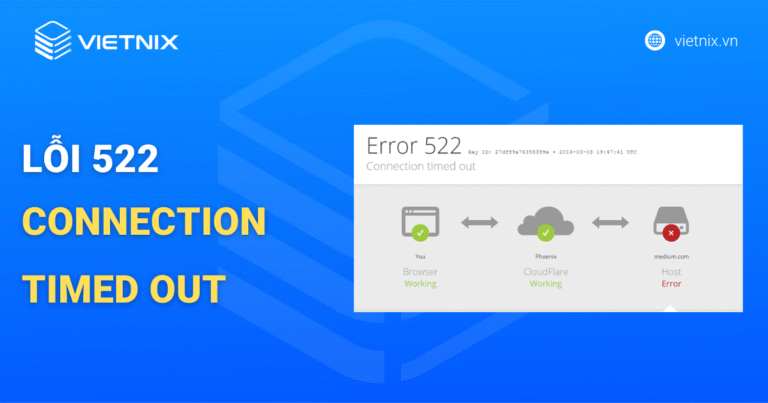 Lỗi 522 Connection Timed Out