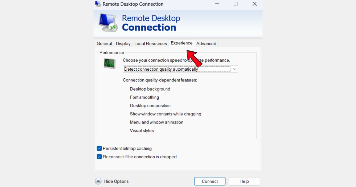 Lỗi An Internal Error Has Occurred VPS: Khắc phục và phòng ngừa toàn diện 45 Và bạn chuyển đến tab Experience