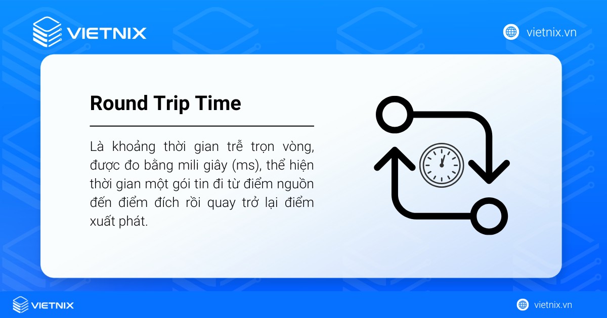 Round Trip Time là gì? RTT hoạt động như thế nào? 10 Round Trip Time là khoảng thời gian trễ trọn vòng