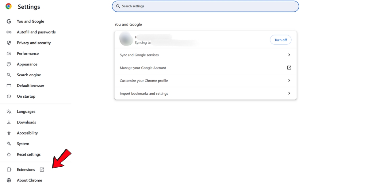 Trang web không phản hồi: Nguyên nhân, cách khắc phục triệt để A-Z 59 Bạn truy cập vào phần Cài đặt (Settings)