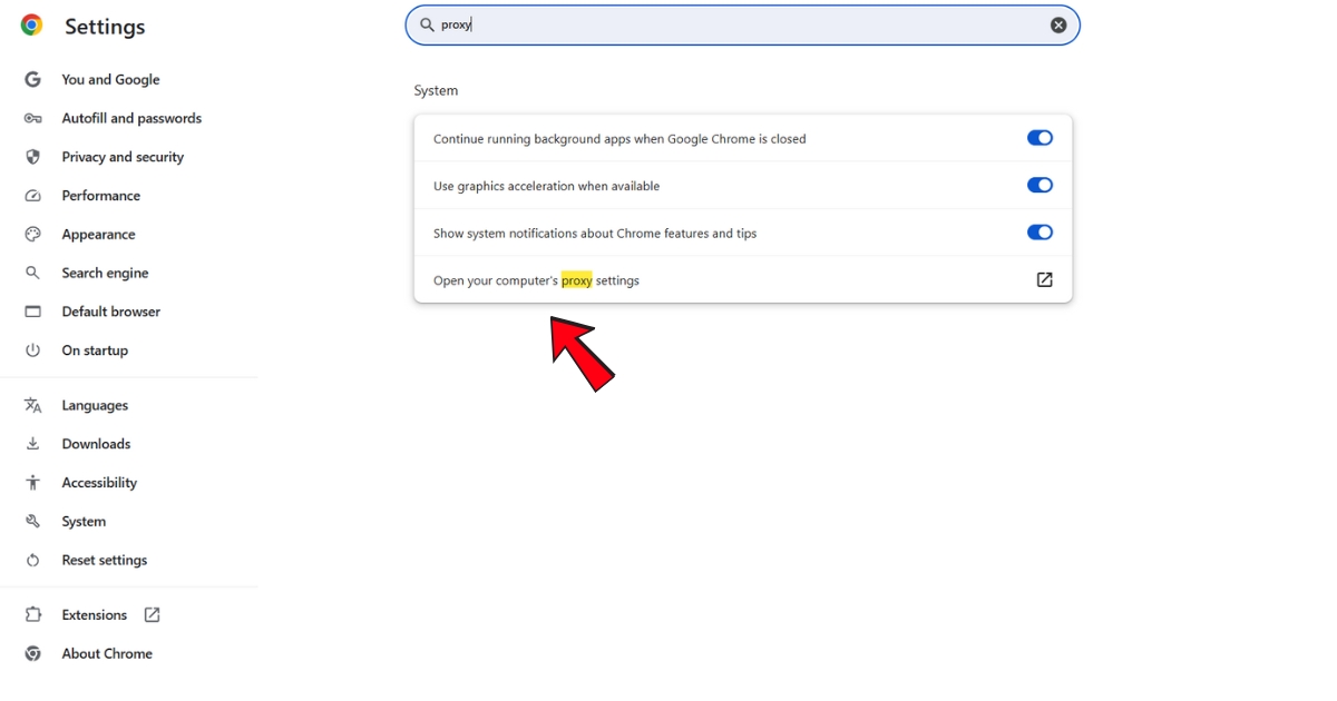 Trang web không phản hồi: Nguyên nhân, cách khắc phục triệt để A-Z 62 Bạn mở tùy chọn cài đặt proxy trên máy tính của bạn
