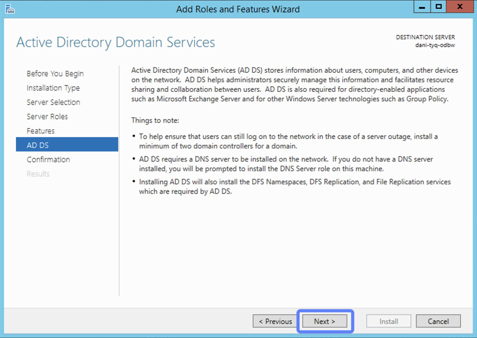Cài đặt Additional Domain Controller trên Windows Server