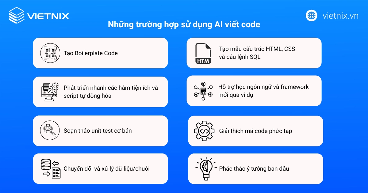 AI viết code website là gì? Công cụ AI giúp viết code hàng đầu cho lập trình viên 265 Những trường hợp sử dụng AI viết code