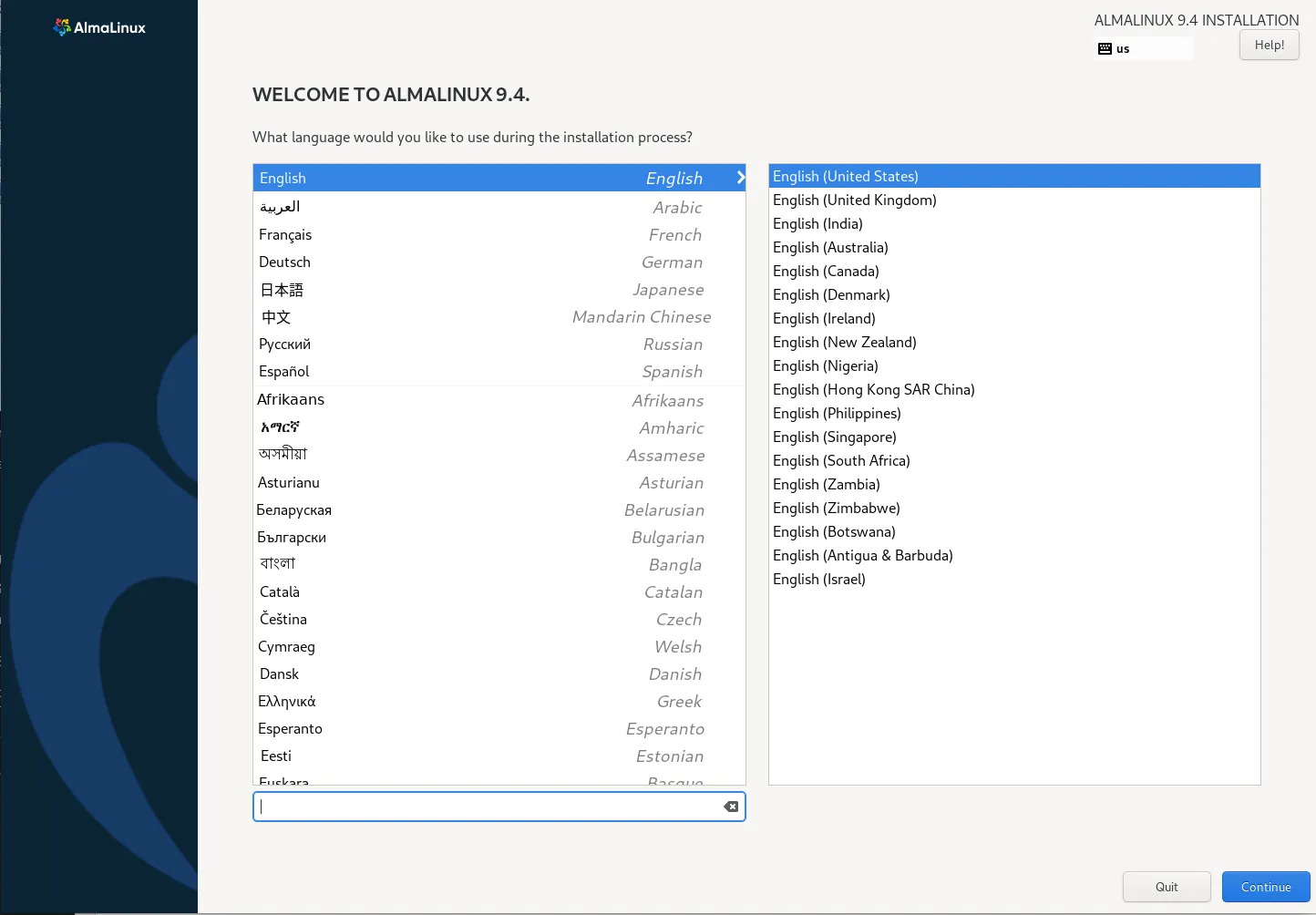 Nhấn nút Continue để tiếp tục