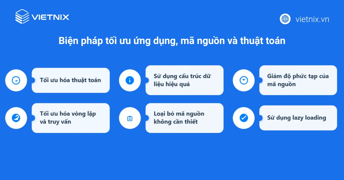 8 cách tối ưu RAM Cloud Server giúp tăng tốc độ xử lý và tiết kiệm chi phí 23 Biện pháp tối ưu ứng dụng, mã nguồn và thuật toán