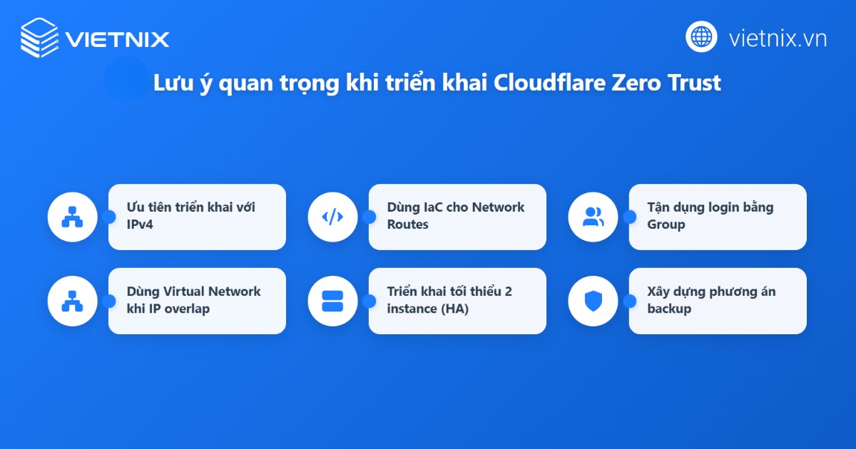 Cloudflare Zero Trust là gì? Cách thiết lập Zero Trust nhanh chóng 27 Lưu ý khi sử dụng Cloudflare Zero Trust