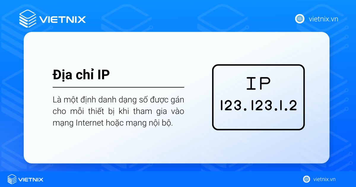 Địa chỉ IP là gì? Cách xem địa chỉ IP trên máy tính và điện thoại đơn giản nhất 38 Địa chỉ IP là định danh dạng số được gán cho mỗi thiết bị khi tham gia vào mạng Internet