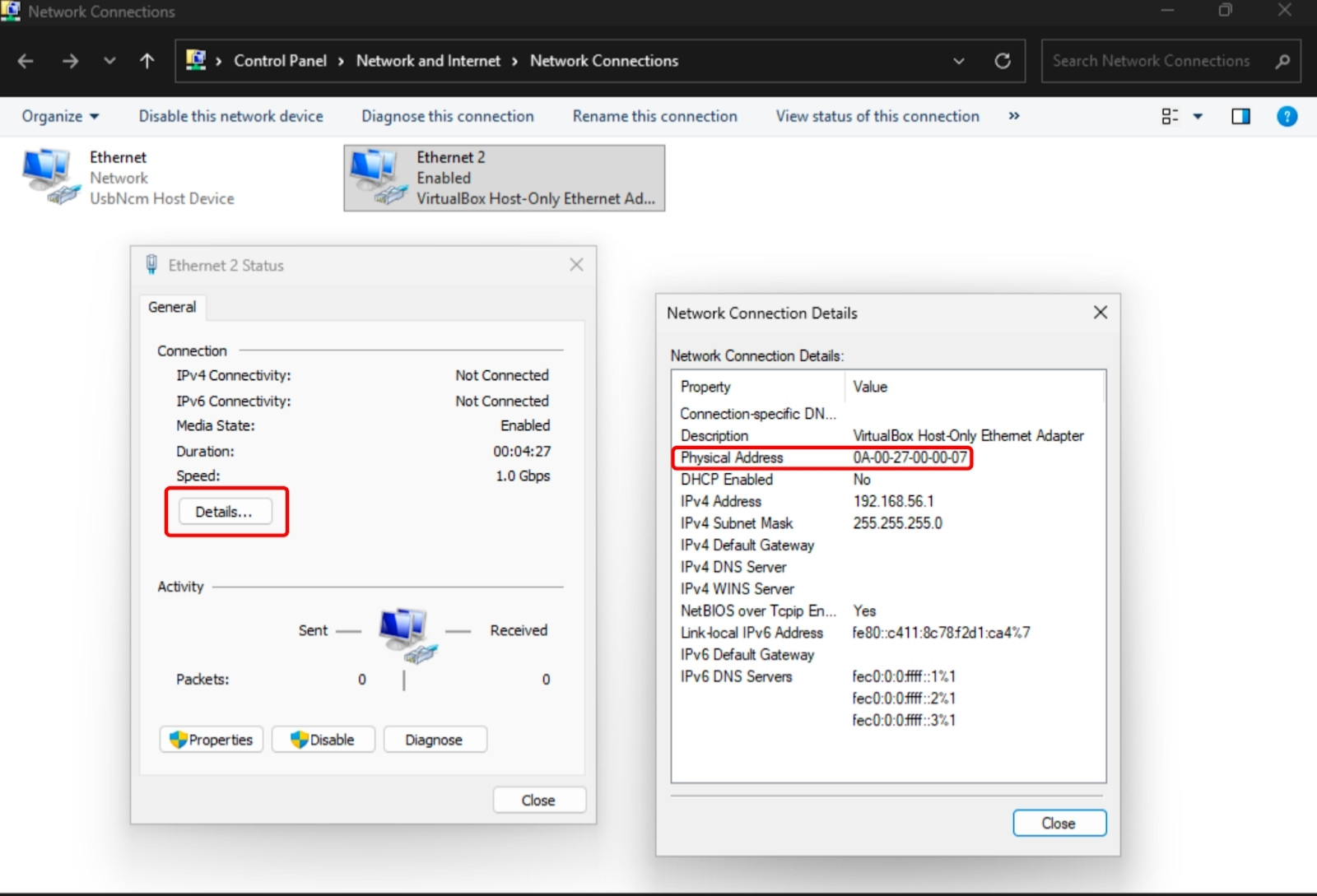 Địa chỉ MAC là gì? Hướng dẫn kiểm tra, tính ứng dụng và phân loại chi tiết 71 Chọn Details để xem địa chỉ MAC