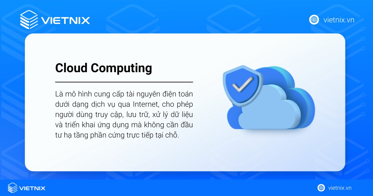 So sánh điểm khác biệt giữa Grid Computing vs Cloud Computing 43 Cloud Computing là mô hình cung cấp tài nguyên điện toán dưới dạng dịch vụ qua Internet