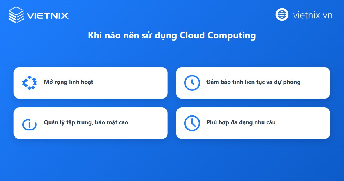So sánh điểm khác biệt giữa Grid Computing vs Cloud Computing 56 Cloud Computing là lựa chọn tối ưu khi doanh nghiệp cần hệ thống công nghệ thông tin hiện đại