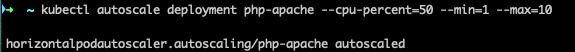 Thiết lập HPA cho Deployment php-apache với ngưỡng CPU 50%