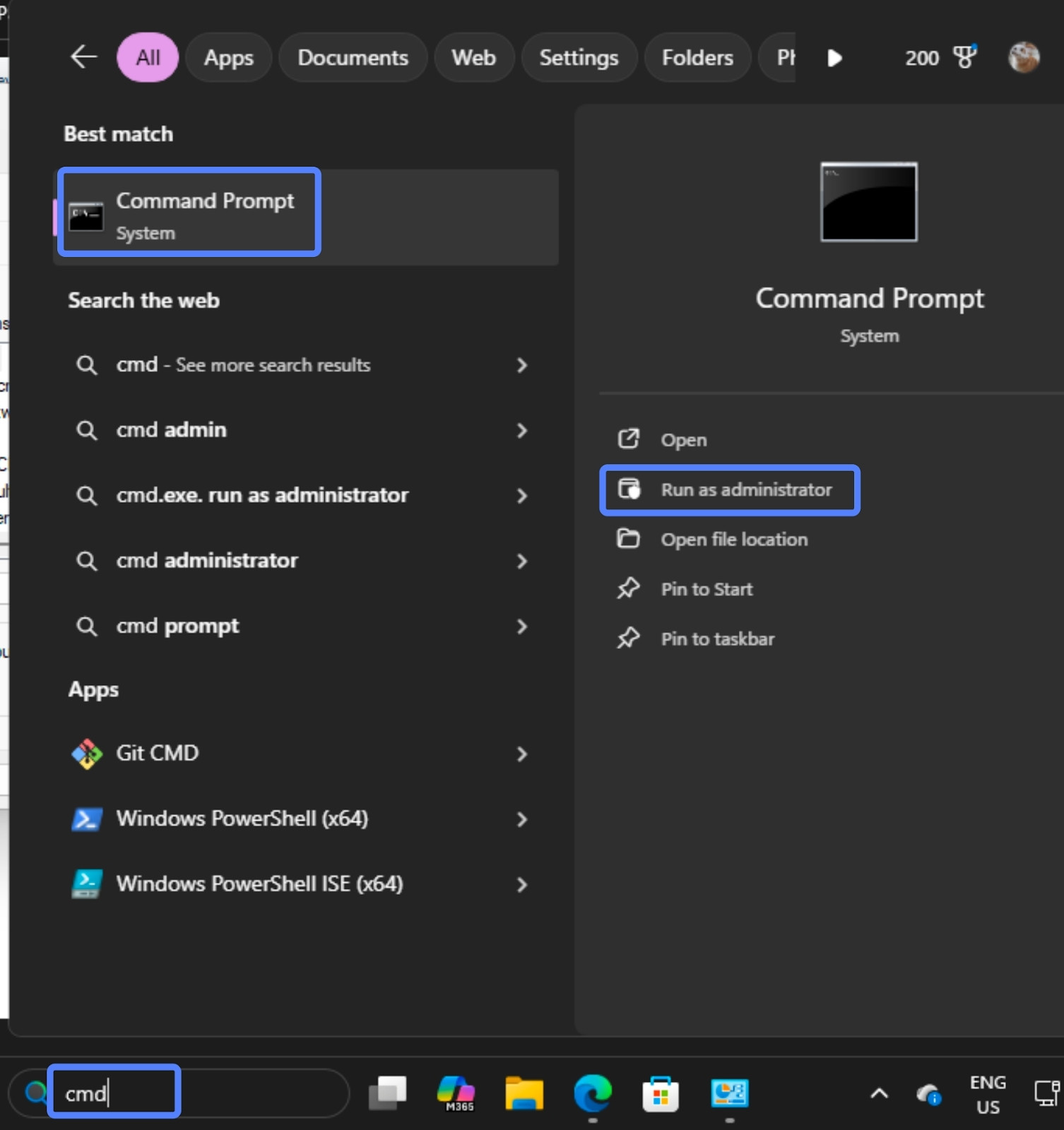 7 cách khắc phục lỗi không tìm thấy địa chỉ DNS nhanh chóng, chi tiết 38 Bạn nhấp chuột phải vào ứng dụng Command Prompt và chọn Run as administrator