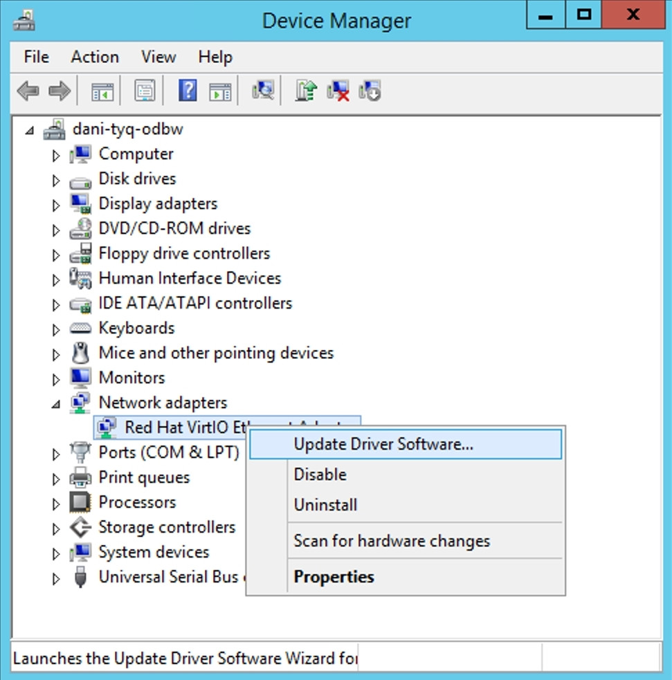 7 cách khắc phục lỗi không tìm thấy địa chỉ DNS nhanh chóng, chi tiết 44 Sau đó, bạn nhấp chuột phải vào trình điều khiển bộ điều hợp mạng của bạn