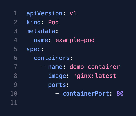 File cấu hình pod.yaml