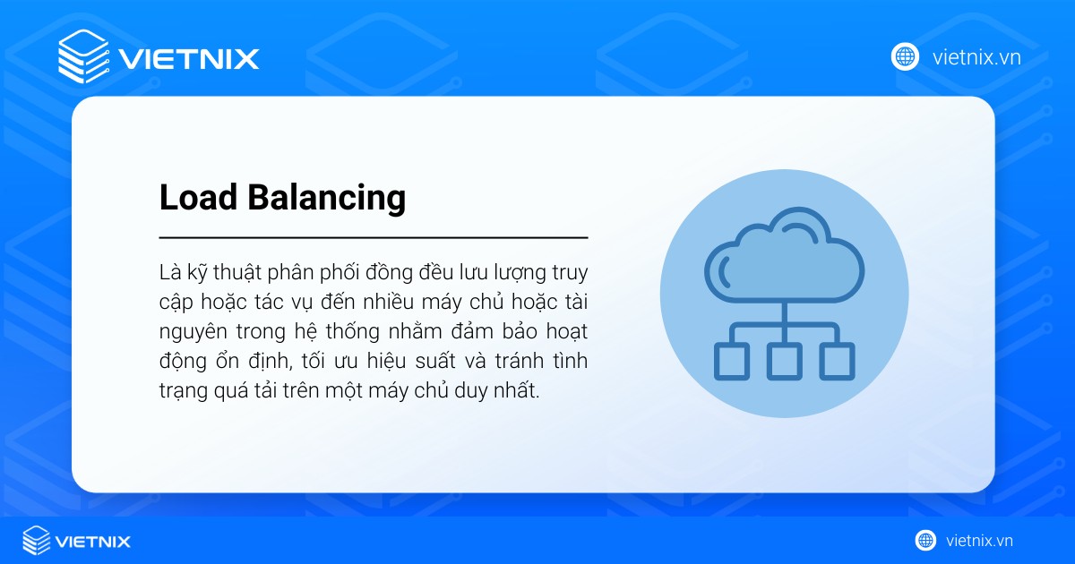 Load Balancing là gì? Lợi ích và phân loại Load Balancing 14 Load Balancing là kỹ thuật phân phối đồng đều lưu lượng truy cập hoặc tác vụ đến nhiều máy chủ