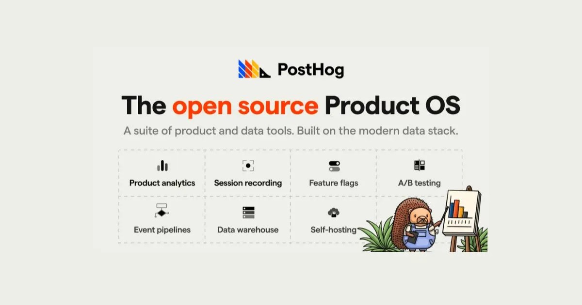 PostHog cung cấp phiên bản mã nguồn mở miễn phí phù hợp với các startup