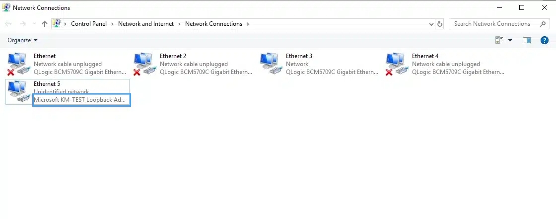 Cách tạo card loopback trên Windows 39 Network Connections
